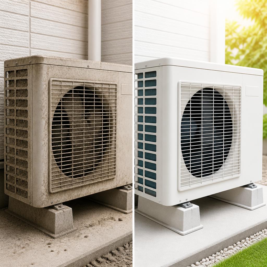 室外機の掃除は、電気代節約のカギ！